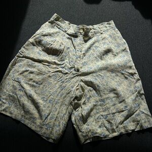 Floral High Waist Women's Shorts